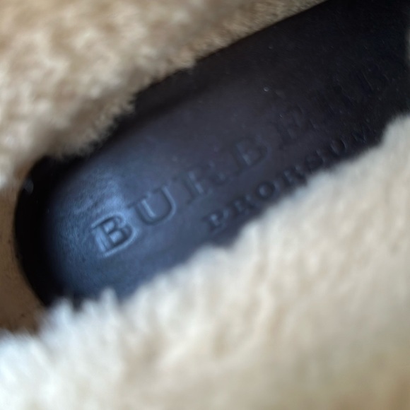 BURBERRY SUEDE ANKLE BOOTS - Picture 10 of 11